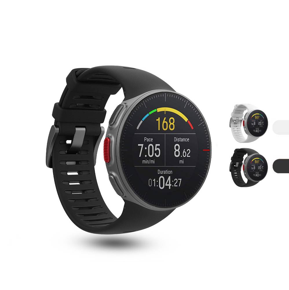 Polar Vantage V Advance Sport Watch  With HRM chest strap, Polar H10  White