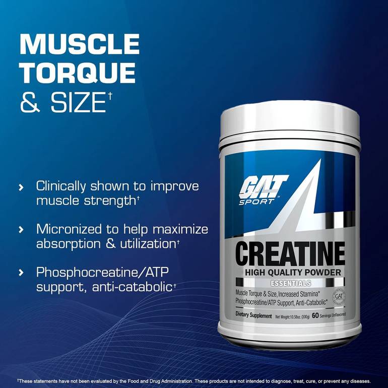 جات سبورت مسحوق كرياتين مونوهيدرات GAT SPORT Creatine Monohydrate