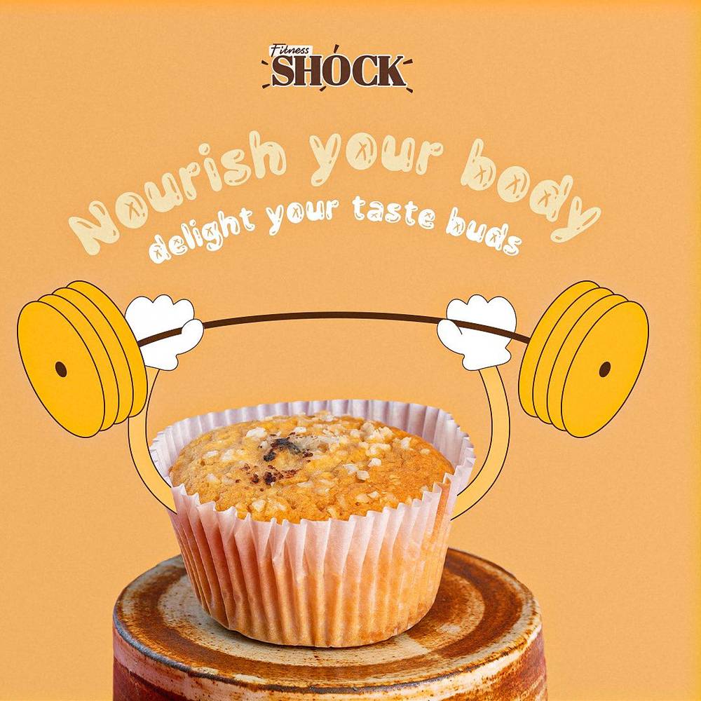 Fitness Shock - Protein Muffin (10 Pcs)  Chocolate