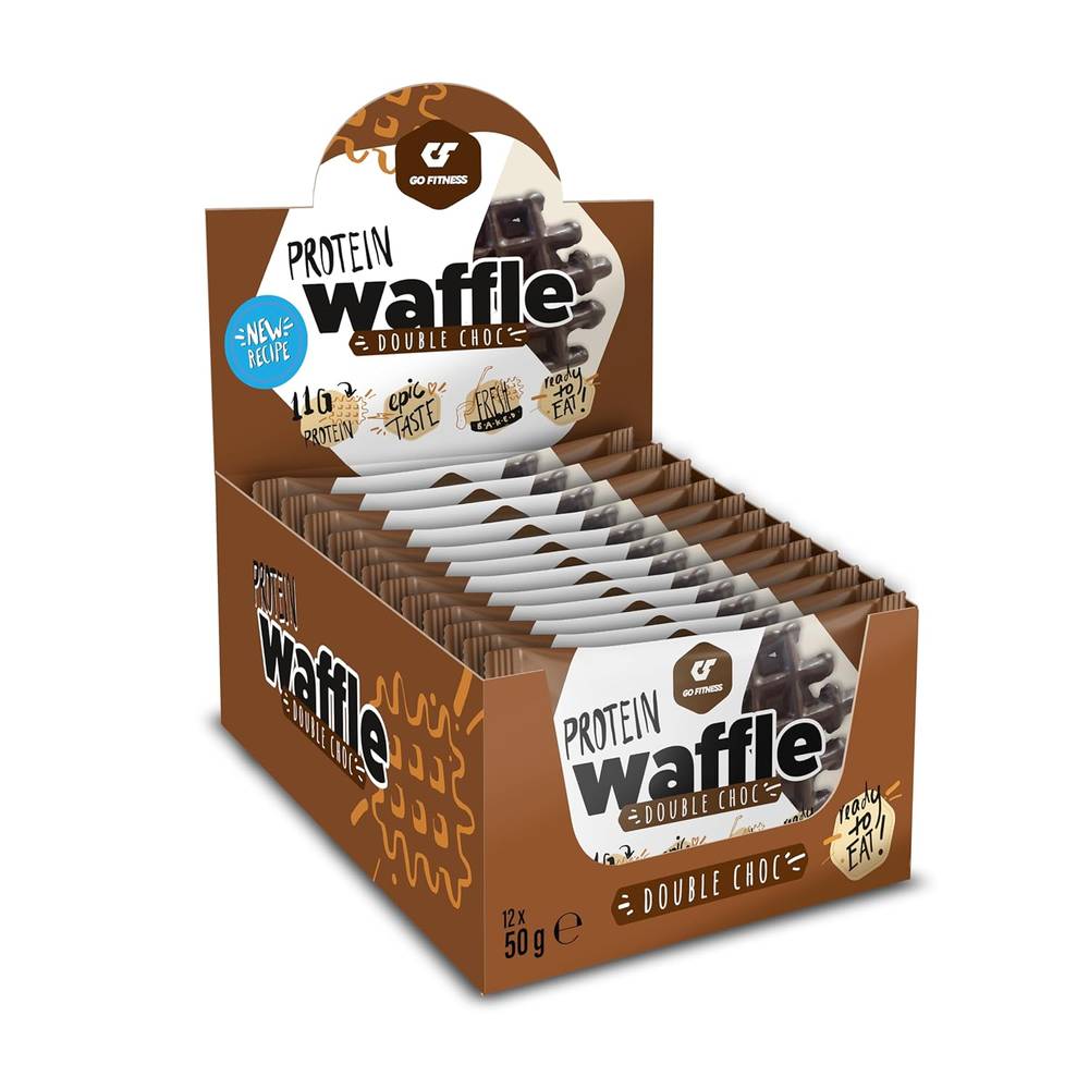  جو فيتنس - وافل بروتين (12 حبة) - Go Fitness Nutrition Protein Waffle 