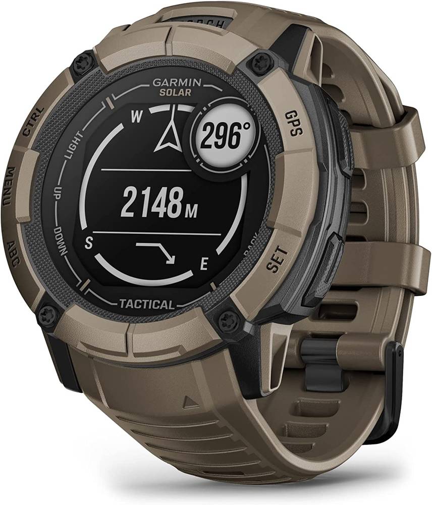 Garmin Sport Watch, Model Instinct 2X   Instinct 2X Solar Tactical Edition - Coyote Tan