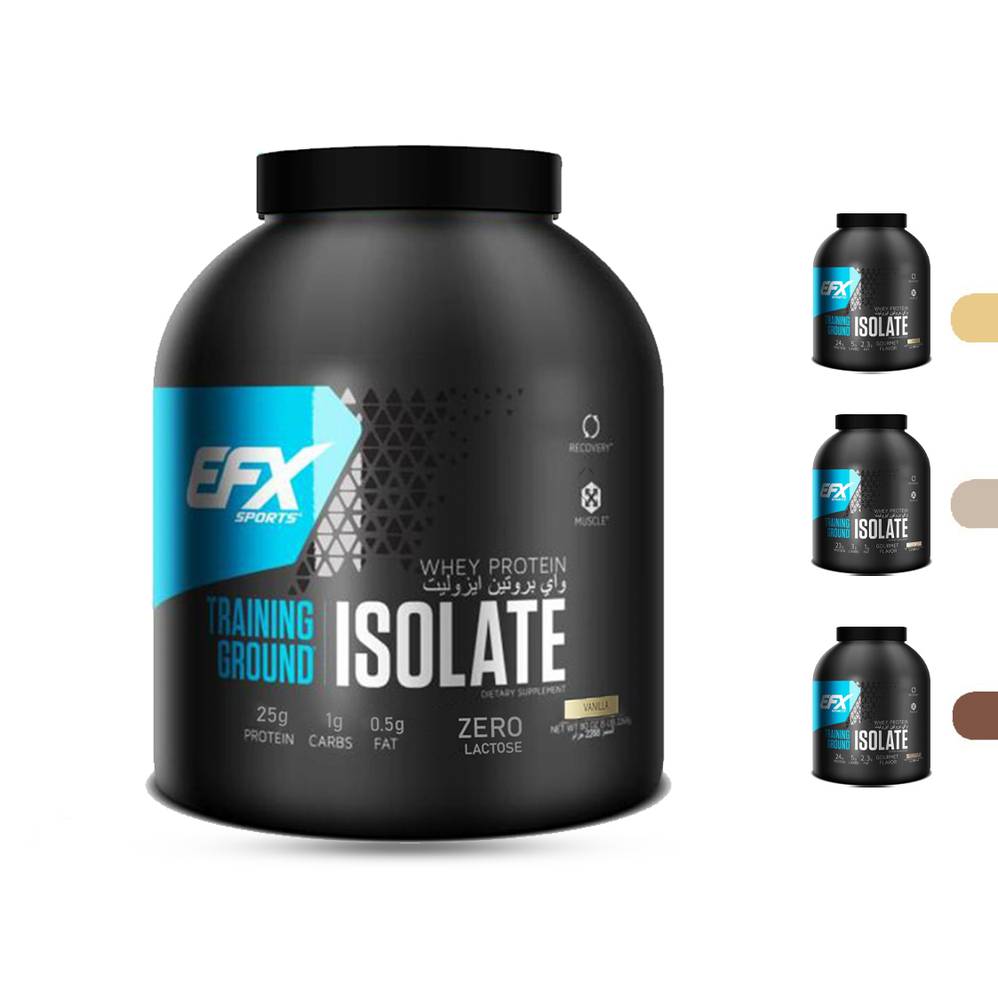 EFX Sports - Training Ground Isolate Whey Protein ( 5 LB)  Vanilla