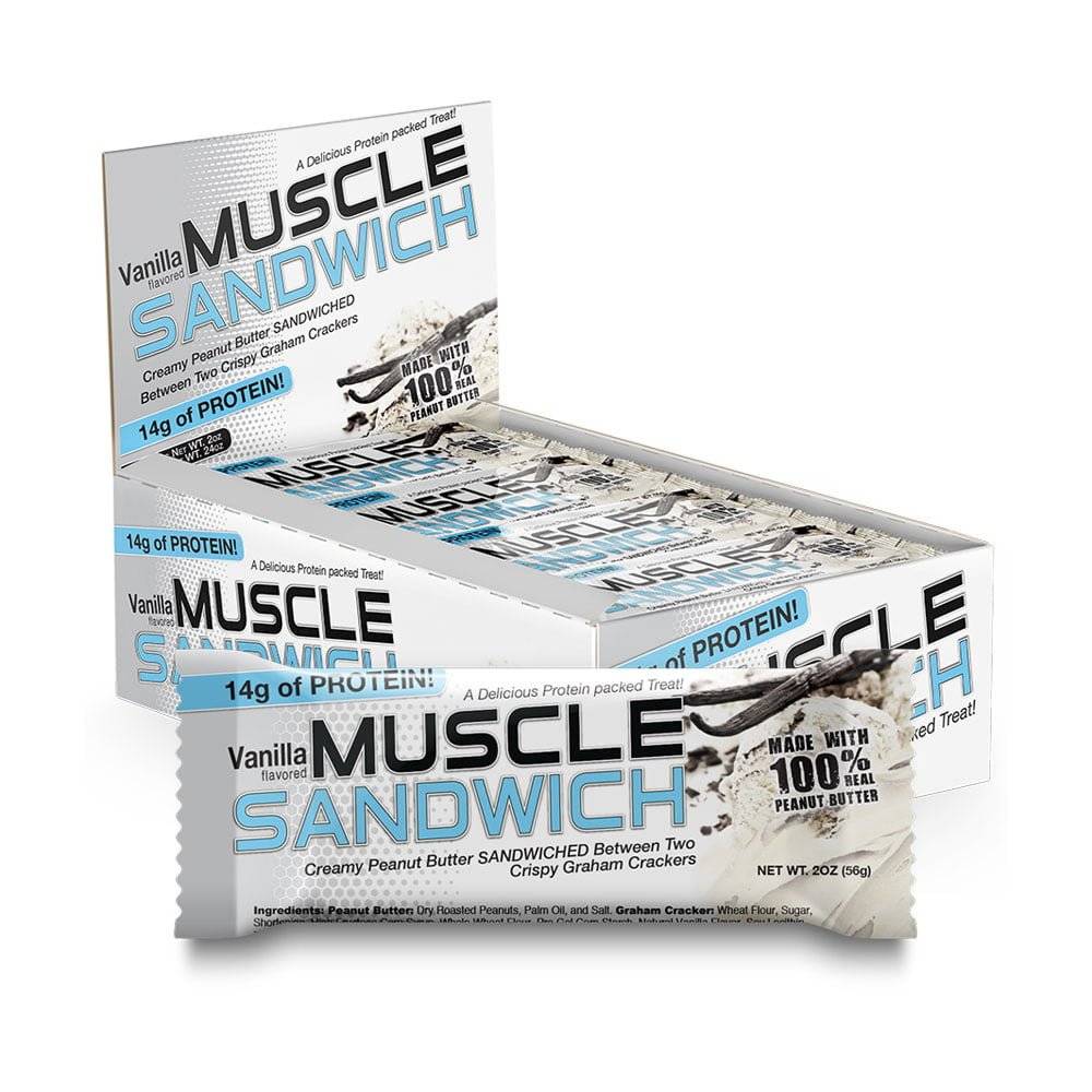  مصل ساندوتش - بروتين بار (12 بار) - Muscle Sandwich Protein Bar 