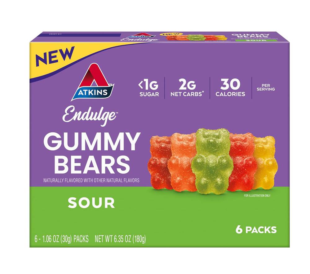 Atkins - Endulge Gummy Bears (6 Pack)