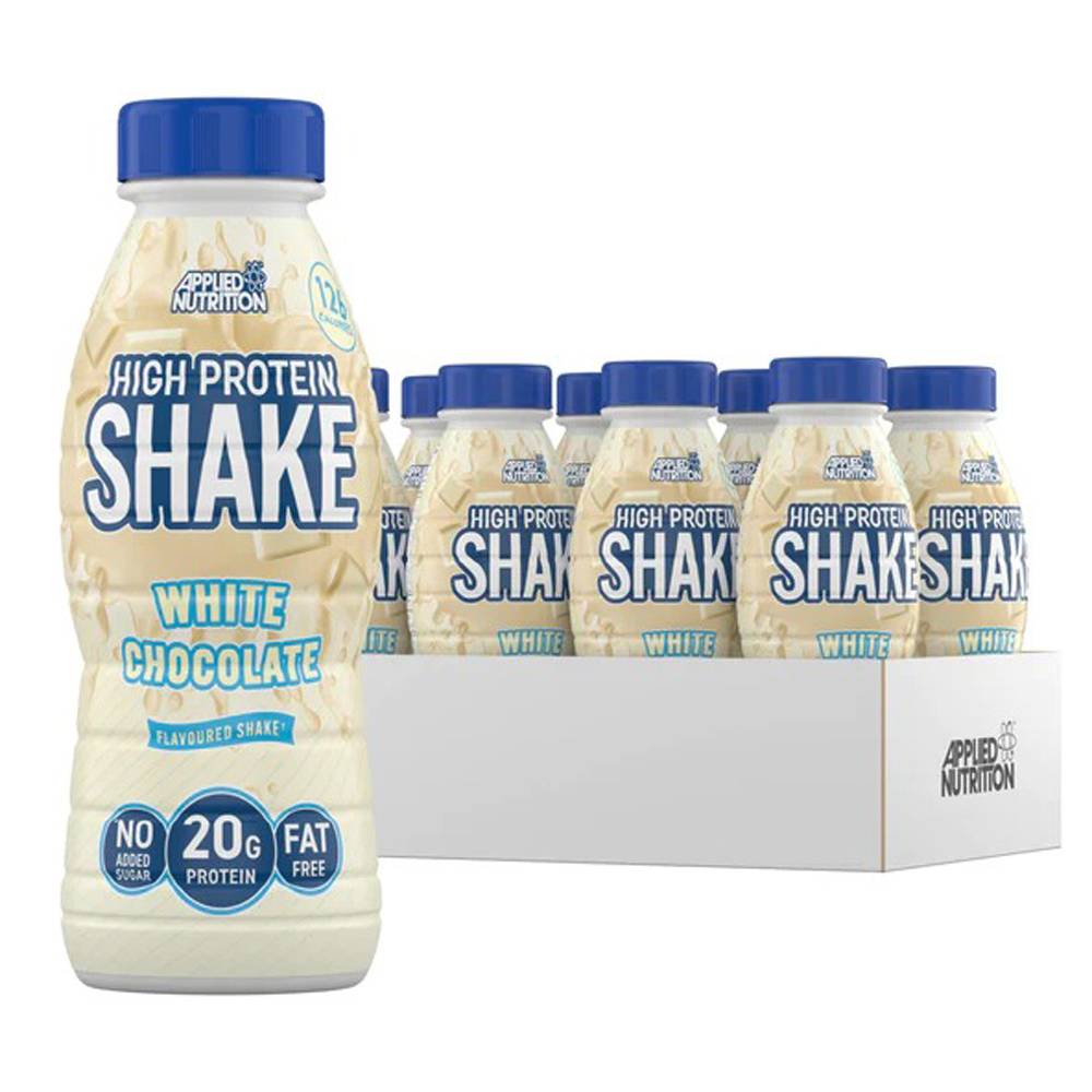  ابلايد نيوترشن هاي بروتين شيك (8 علب) - Applied Nutrition High Protein Shake 
