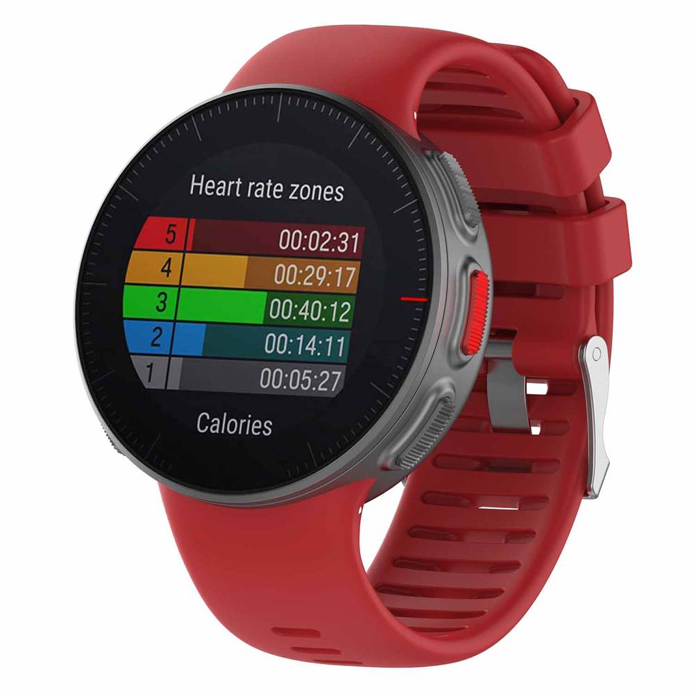 Silicon Classic Replacement Band for Polar Vantage V  Black