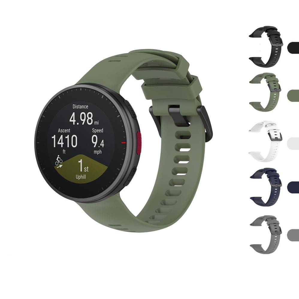 Classic Silicone band for Polar Vantage V2  Black