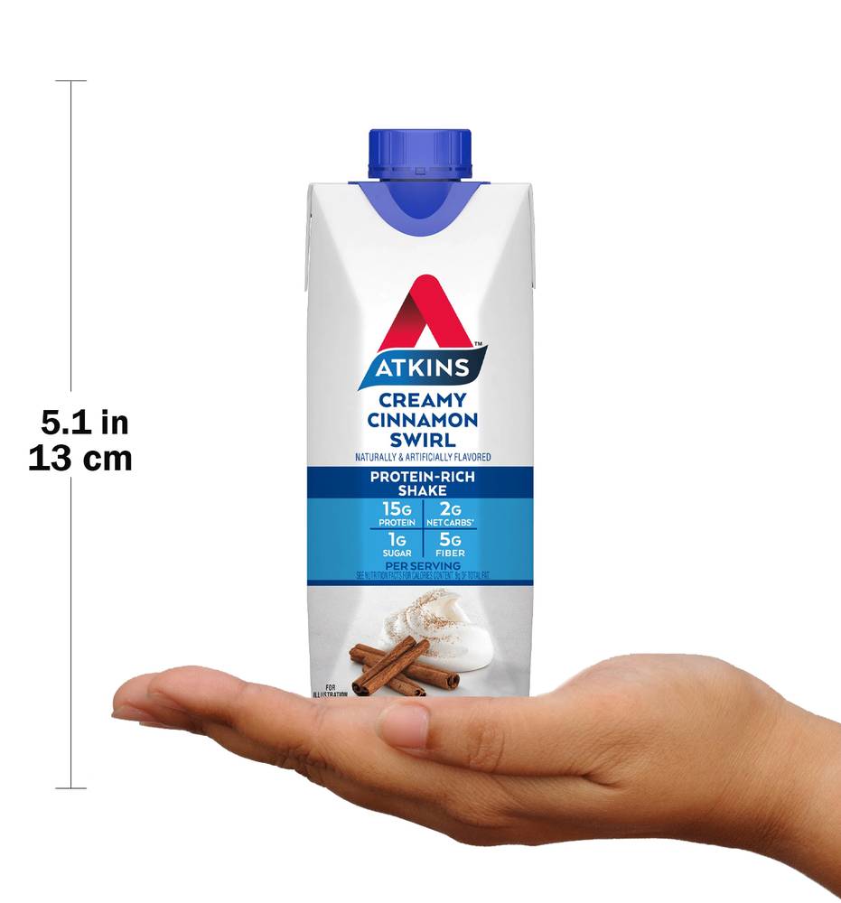 Atkins - Energy High Protein Shake (4 Pack)  Caramel