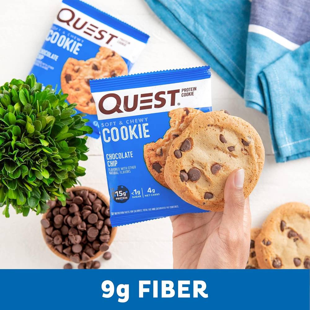 Quest Nutrition - Protein Cookie (12 Pack)  Chocolate Chip