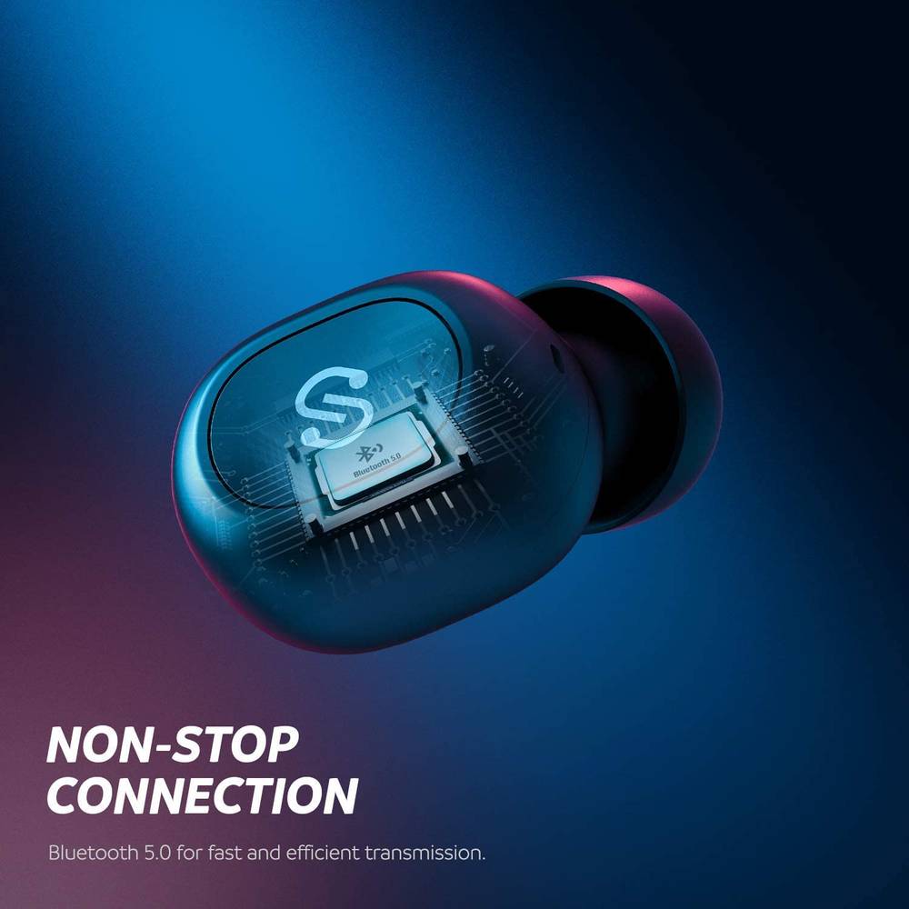 +SoundPEATS Wireless Earbuds, Model TrueFree