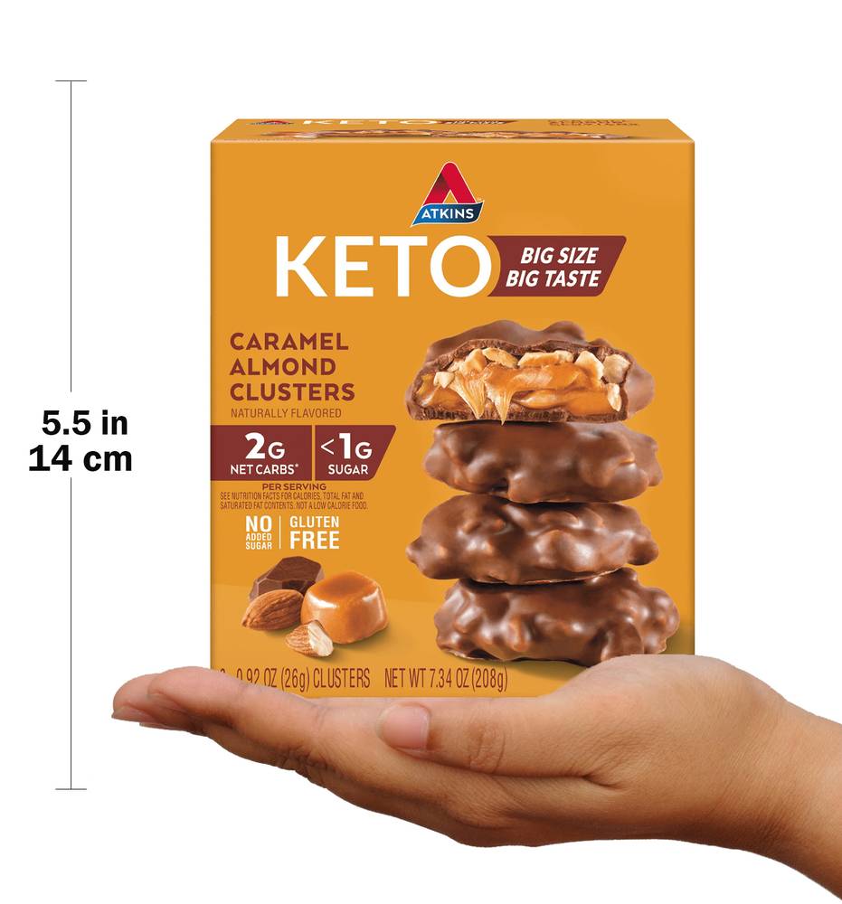 Atkins - Keto Caramel Almond Clusters (8 Pack)