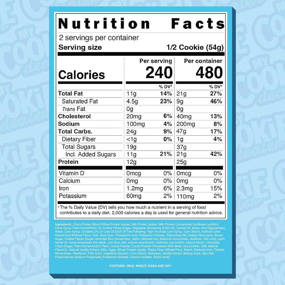  My Cookie Dealer - Soft Baked Protein Cookies 