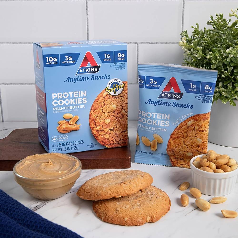  اتكينز - كوكيز بروتين (4 حبات) - Atkins Protein Cookie 