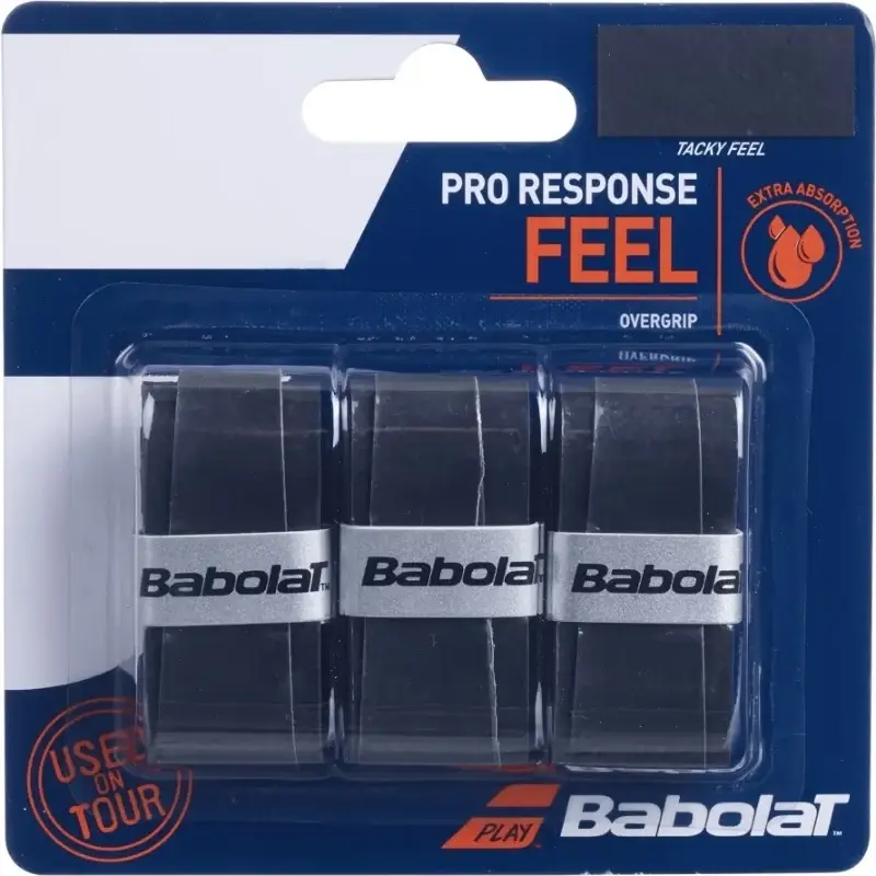 Babolat - Tennis/Padel Overgrip Pro Response Feel X3  White