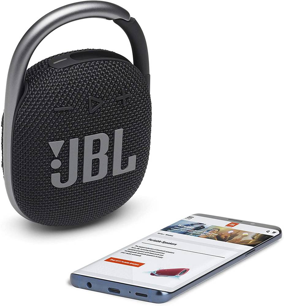 JBL Clip 4 Portable Speaker with Bluetooth  Pink