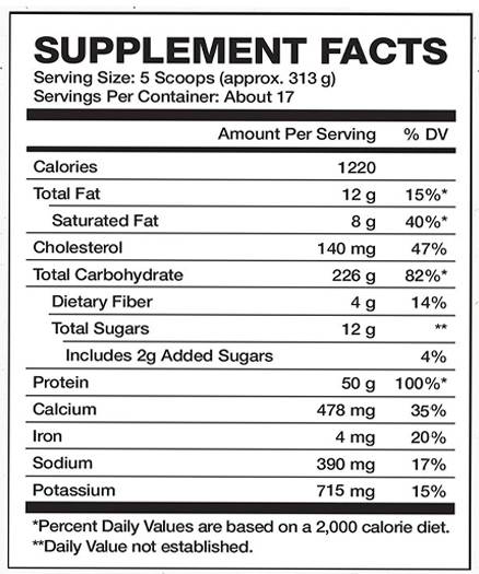  ايفوجين نيوترشن سوبر هيوج ماس جينر (5.4 كجم) - Evogen Nutrition Super Huge Mass Gainer 