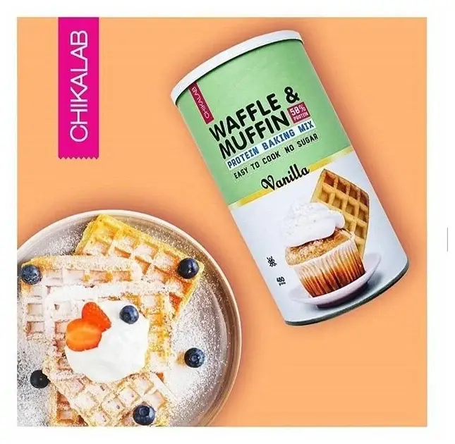 Chikalab - Waffle & Muffin Protein Baking Mix (480 g)  Vanilla