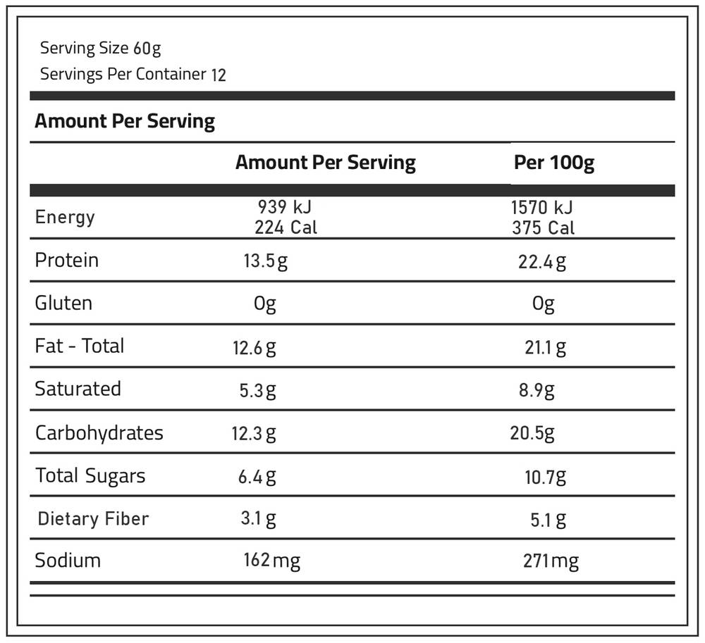  ادونيس - كرانشي كوكيز بروتين (12 بار) - Adonis Crunchy Protein Cookies 
