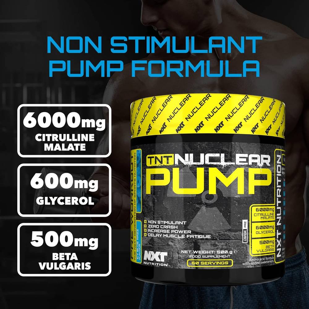 NXT Nutrition - TNT Nuclear Pump Pre-Workout (500g)  Millions Cola