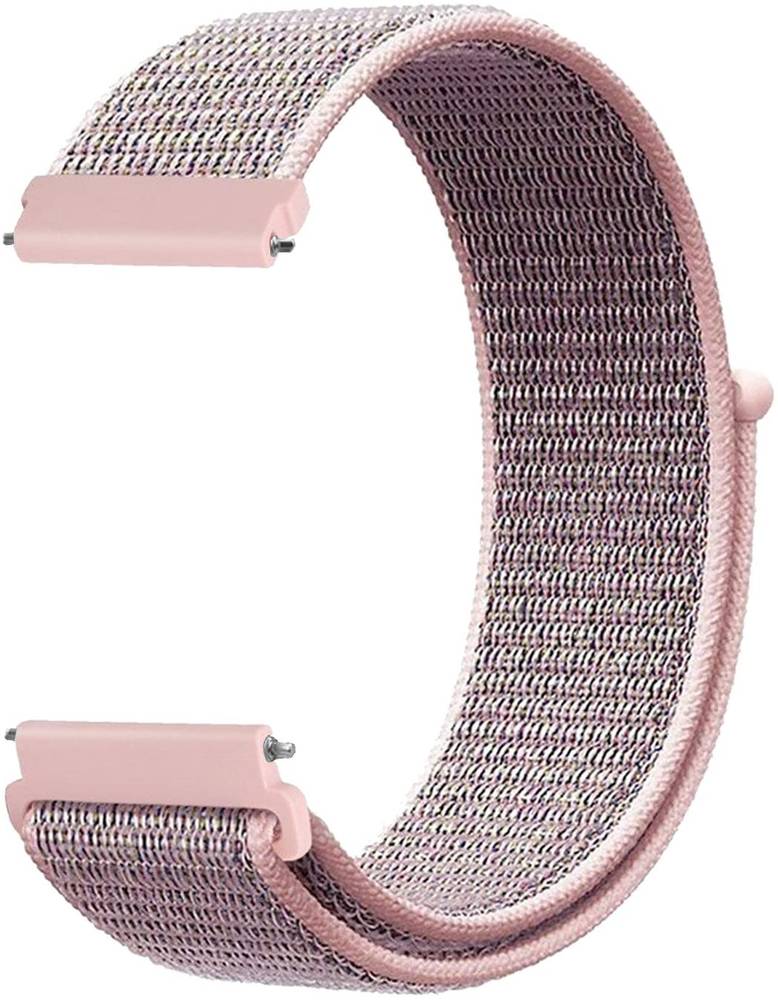 Nylon loop Replacement Band for Garmin Forerunner 265s / Venu 3s  Pink