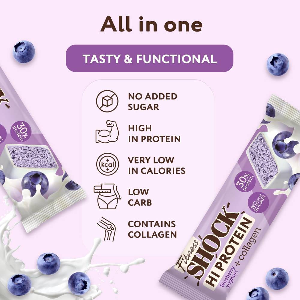  Fitness Shock - High Protein Bar  (12 pcs) 