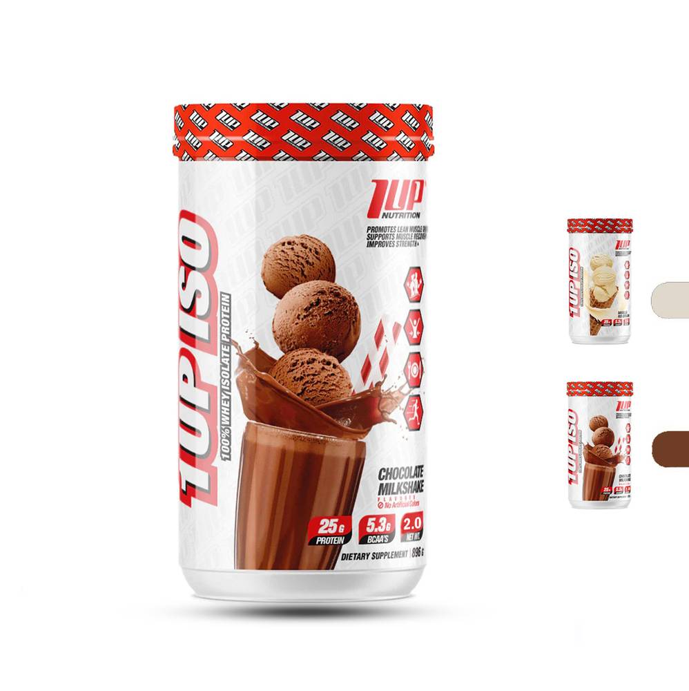 1UP Nutrition - 1UP ISO 100% Whey Isolate Protein (28 Serving)  Chocolate milkshake