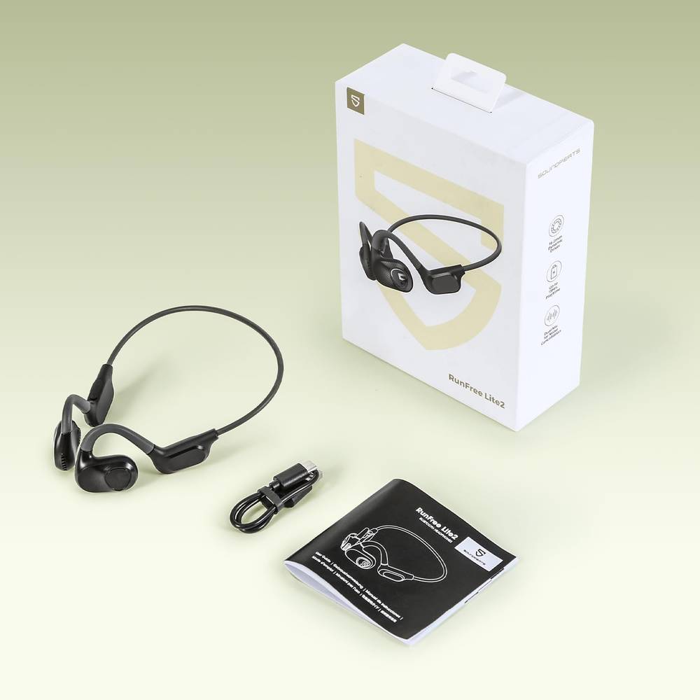 SoundPEATS RunFree Lite 2 - Bluetooth Air Conduction Sport Headphones