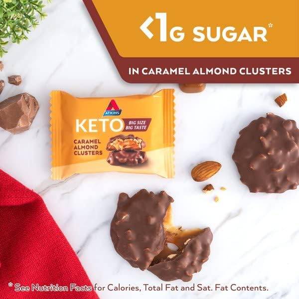 Atkins - Keto Caramel Almond Clusters (8 Pack)