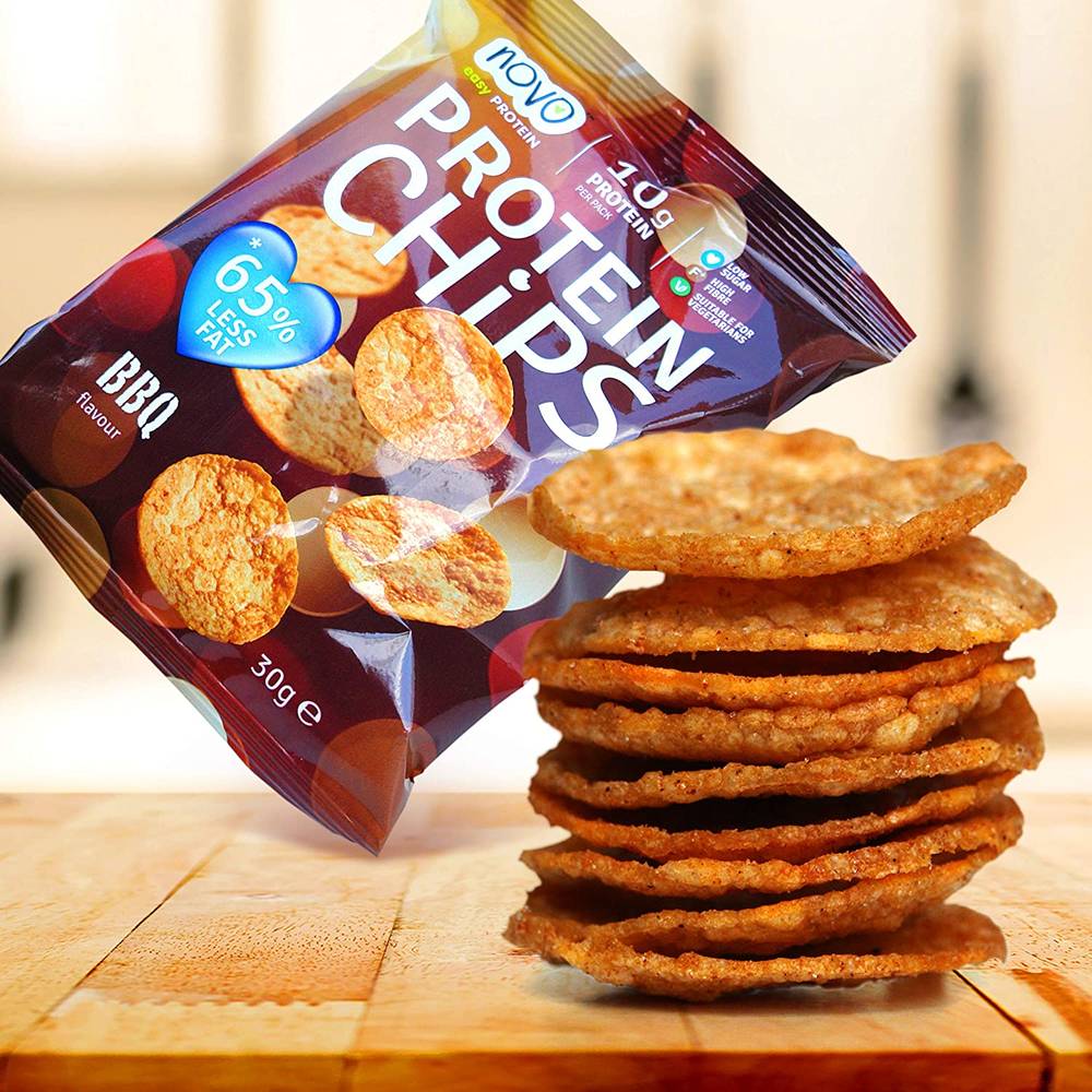 NOVO Protein Chips (Box of 6)  Cheese