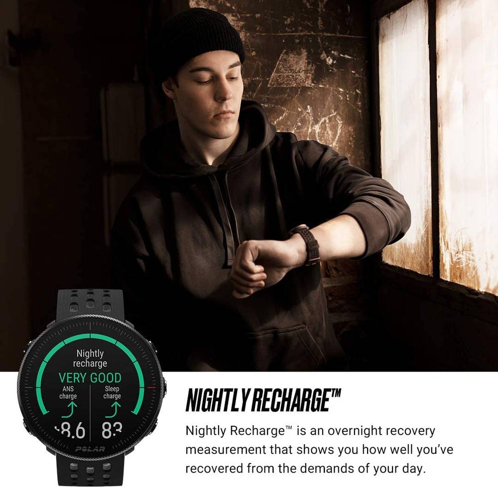 Polar Vantage M2 Sport Watch  Black / Gray