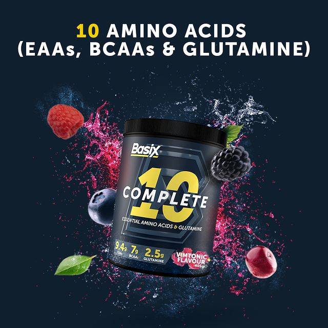 Basix Nutrition - Complete 10 EAAS & Glutamine (405 g)  Vimtonic