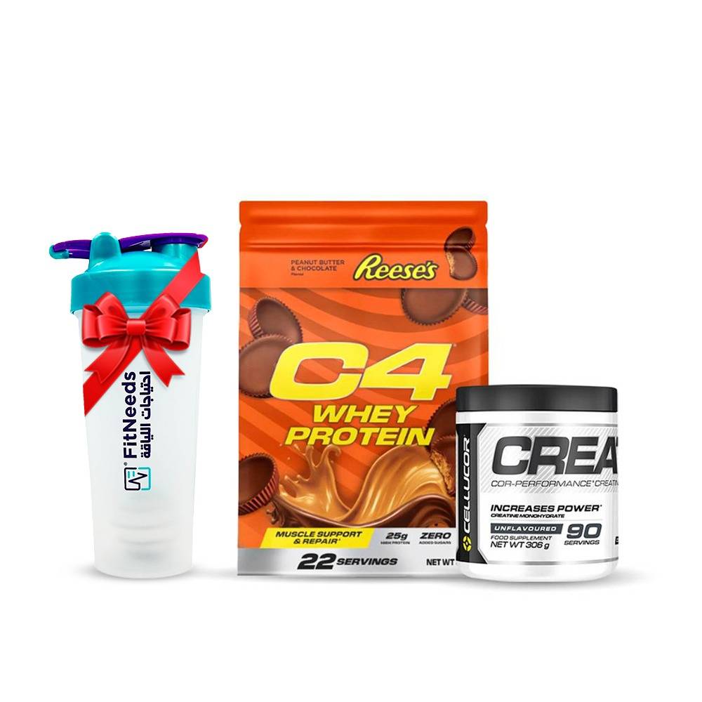  C4 Bundle - Whey Protein Powder + Creatine Monohydrate  