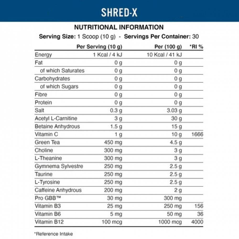  Applied Nutrition - Shred X Fat Burner (30 serving) 