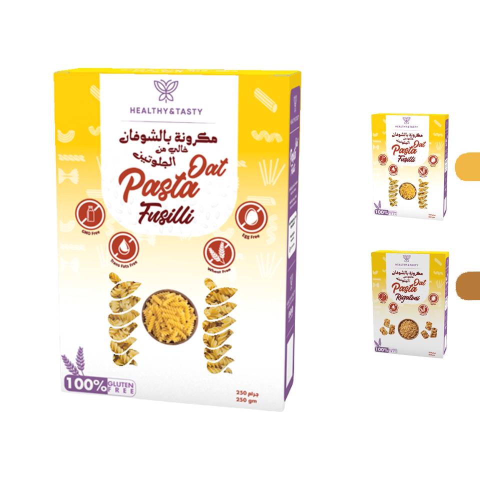 Healthy & Tasty - Oat Pasta Gluten Free (250g)  Rigatoni Pasta