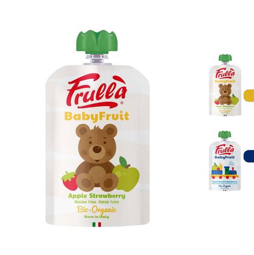 فرولا -  مهروس فواكه للأطفال (10 حبات) - Frulla Organic Baby Fruit
