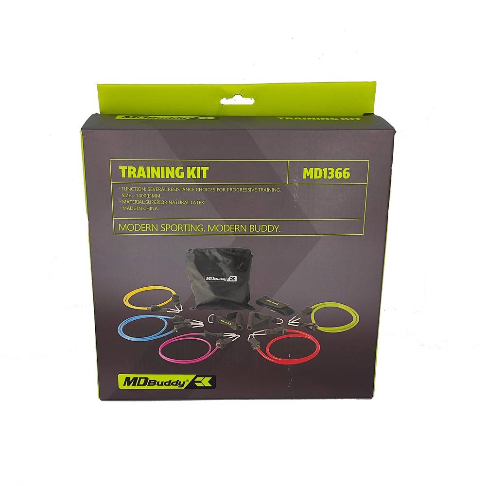 Resistance Bands Set of 5 with Accessory Kit