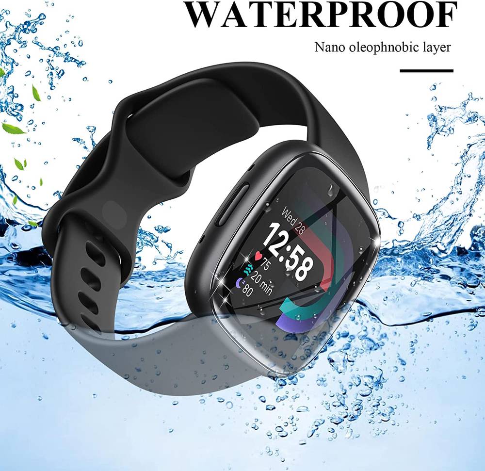 4 pcs 3D Screen protector For Fitbit Versa 4/Fitbit Sense 2