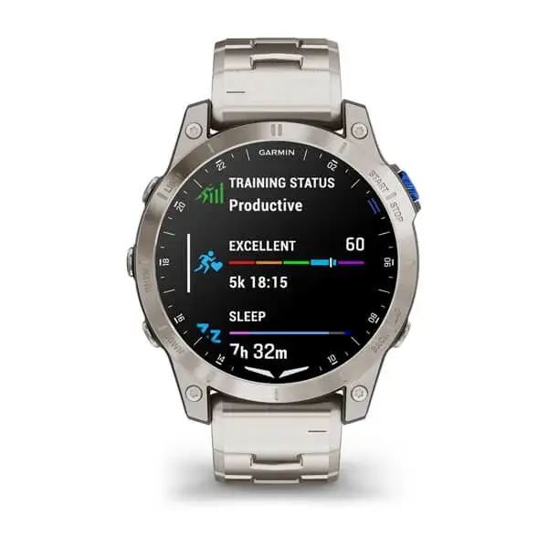 Garmin Watch For Aviators, Model D2 Mach 1  Titanium Bracelet