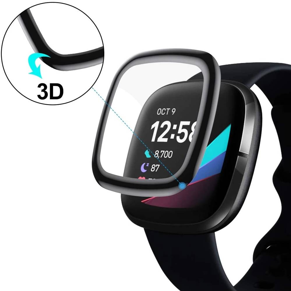 4 Pieces - Screen Protector for Fitbit Versa 3 /  Sense Watches