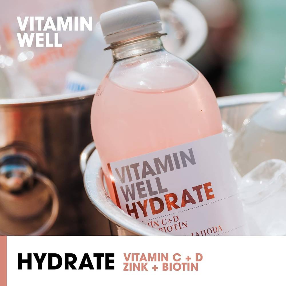 Vitamin Well - Flavoured Water With Vitamins and Minerals (Pack of 12)  Reload Lemon/Lime