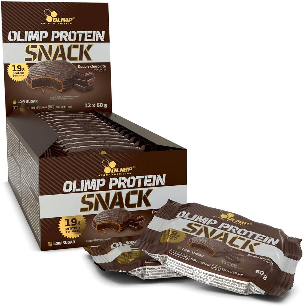  أولمب سبورت نيوترشن - بروتين سناك (12 حبة) - Olimp Sport Protein Snack 