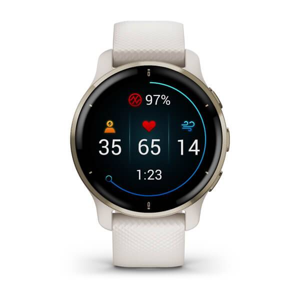 Garmin Smart Watch, Model Venu 2 Plus  Champagne / Gold