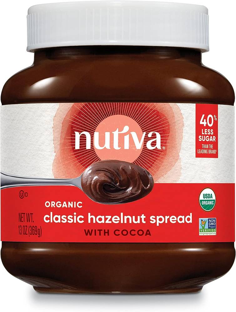 Nutiva Organic Classic Hazelnut Spread (369 g)