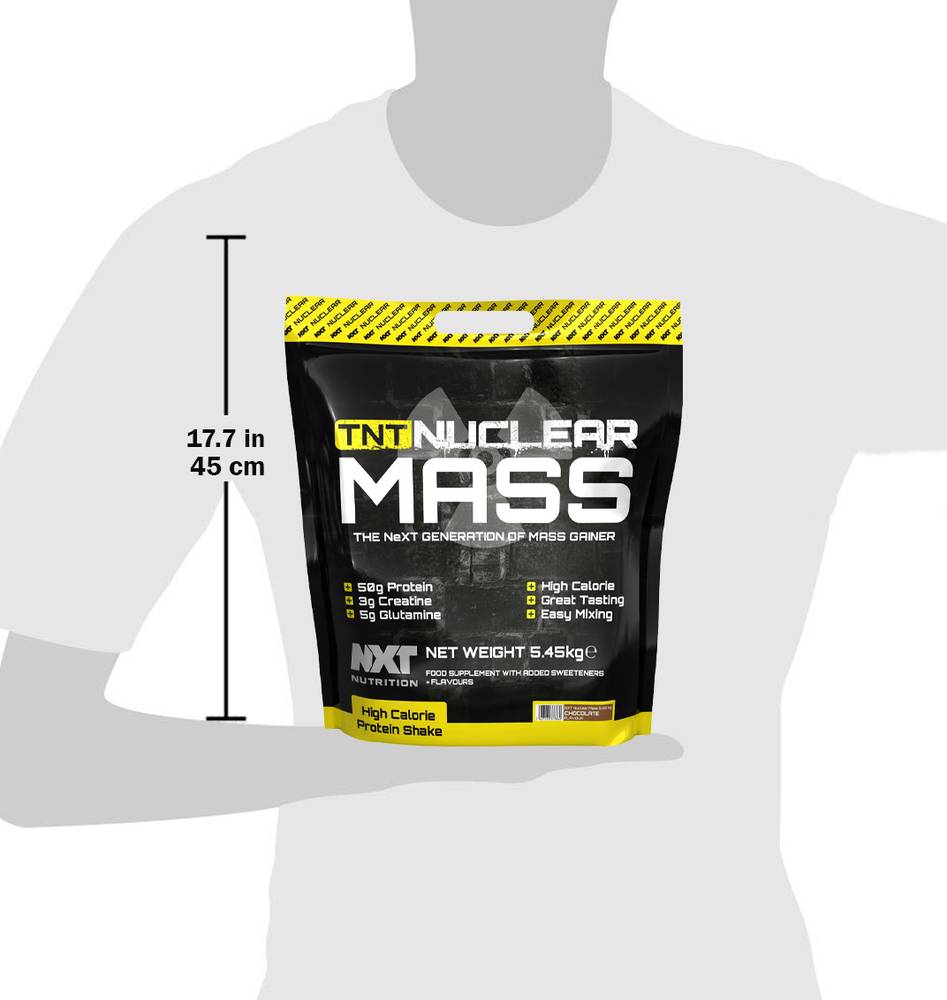 NXT Nutrition - TNT Nuclear Mass Gainer (5.4 kg)  Vanilla