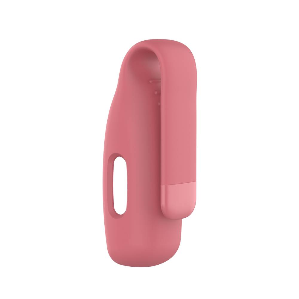 Silicone Clip Holder For Fitbit Inspire 2 / Fitbit Ace 3 , (Pack of 2)  Red / lavendor