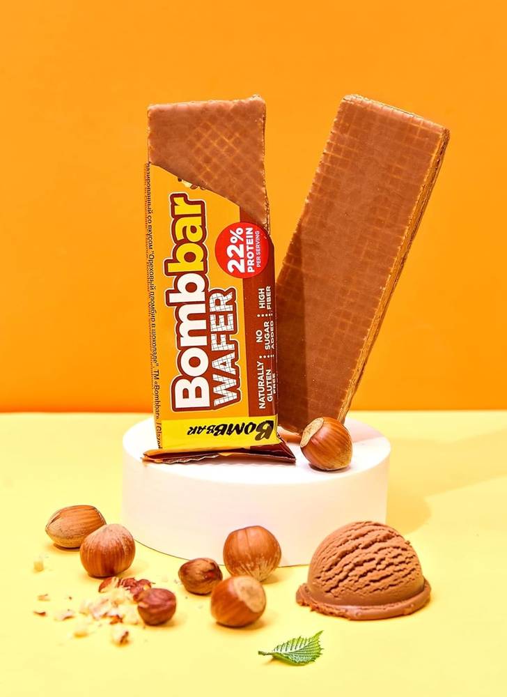  بومب بار - ويفر عالي البروتين - BombBar High-Protein Wafer 