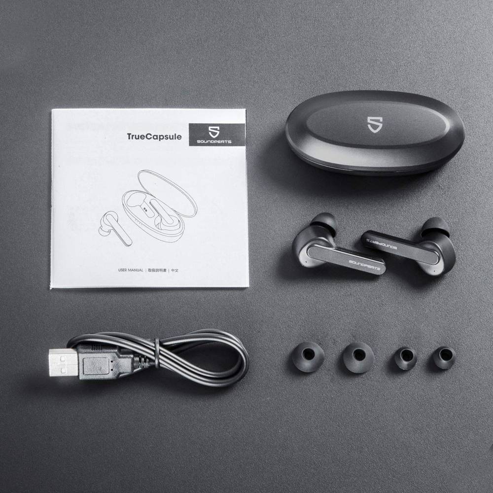 SoundPEATS Wireless Earbuds, Model TrueCapsule