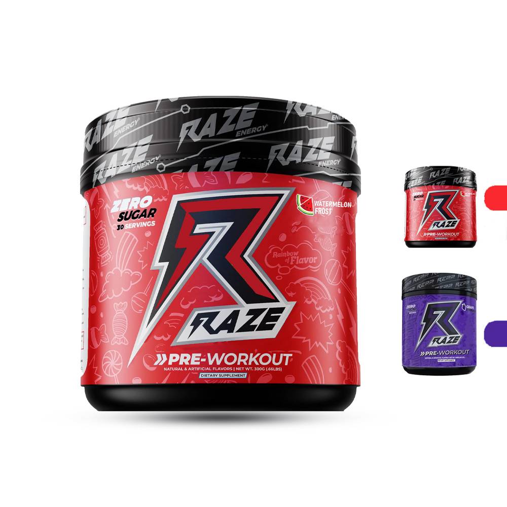 Repp Sports - Raze Pre Workout (30 Servings)  Grape