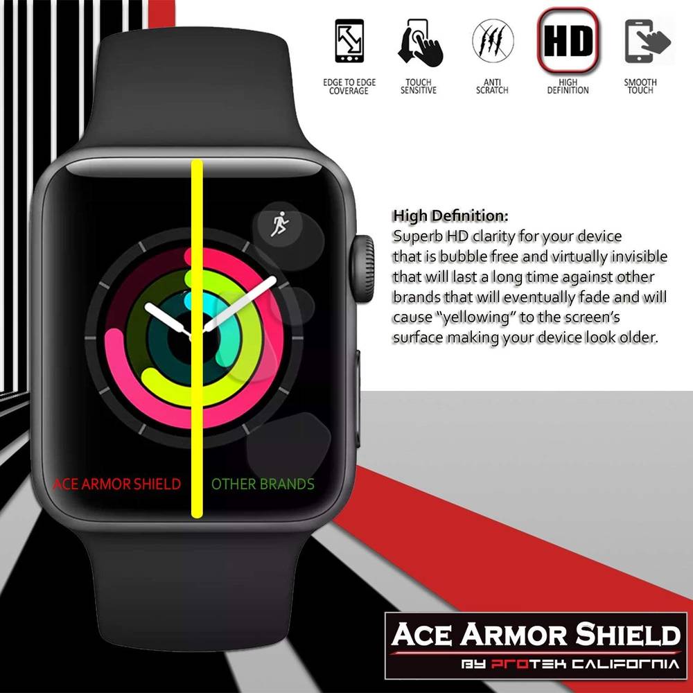 6 Pieces - Screen Protector for Apple Watch  40mm