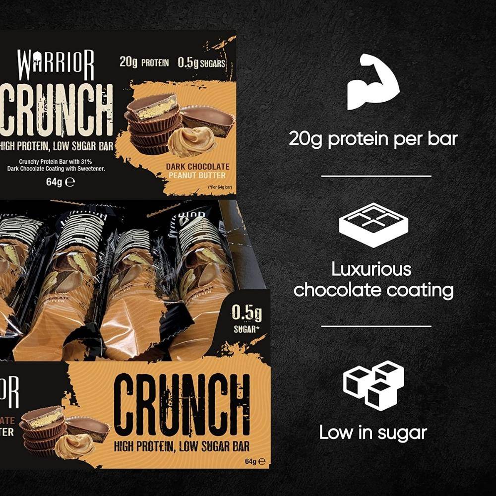 Warrior - Crunch High Protein Bar  Salted Caramel